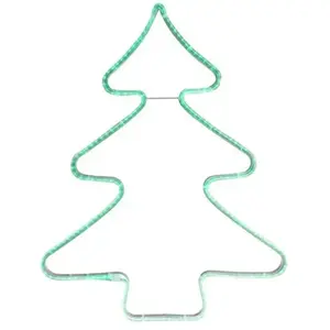 Arbre Lumineux Électrique Vert Intérieur / Extérieur pas cher