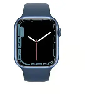 Montre Connectée Apple Watch Série 7 45mm Bleu Reconditionnée Grade A+ pas cher