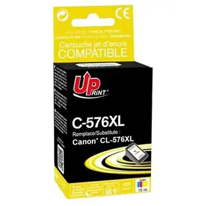 Print, Cartouche d'impression, Accessoires pour imprimantes Uprint Tintes k rtrid s UPrint Canon 576XL Color pas cher