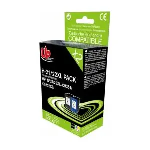 UPrint H-21/22 PACK - XL Capacity - noir, couleur - remanufacturé - ca... pas cher