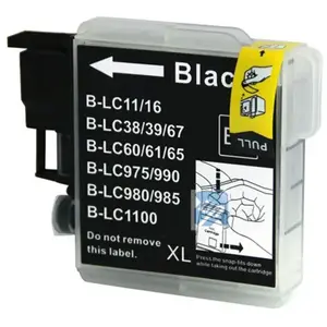 Compatible - Cartouche d'encre Noire - BROTHER LC980/1100BKVendu parcdiscount