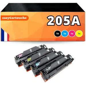 123CONSOMMABLES Pack 4 Toners compatible HP 205A pas cher