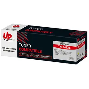 Print, Toner, UPrint kompatibel Toner TN248XLY, yellow, 2300S pas cher