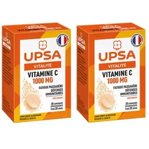 UPSA Vitamine C 1000mg Comprimé Effervescent 2x20 pas cher