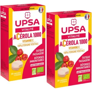 UPSA Acérola 1000 Bio Comprimé à croquer 2x30 pas cher
