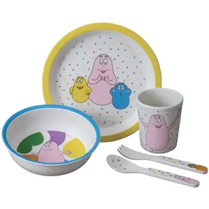 Petit Jour Paris Coffret Repas 5 Pièces Barbapapa - Petit Jour Paris pas cher
