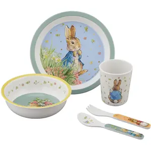 Peter Rabbit ontbijtset 5 dlg pas cher