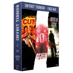 Bqhl Coffret Terreur : Creep / Cut / American Gothic Blu-ray pas cher