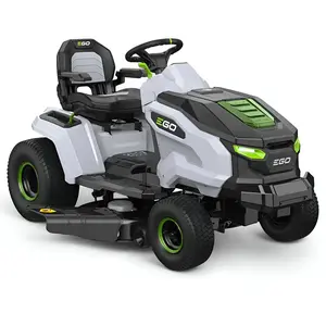 Ego Power+ - Tracteur tondeuse à batterie coupe 107 cm, Mulching silencieux TR4201E pas cher