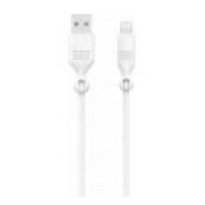 Just Green - USB A naar Lightning recyclebare kabel 1,2 m 2,4A - Wit pas cher