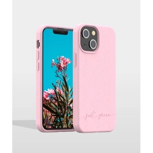 Coque JUST GREEN iPhone 13 mini Bio rose pas cher