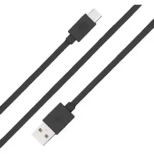 Bigben Connected, USB-A naar USB-C Oplaadkabel 3A - 2m, Zwart