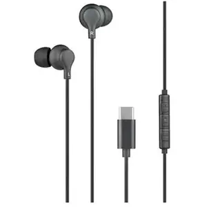 BIGBEN Connected - Écouteurs avec micro - intra-auriculaire - filaire - USB-C - noir pas cher