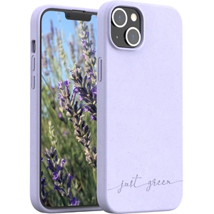 Coque pour iPhone 14 Plus Recyclable Biodégradable Just Green lavande