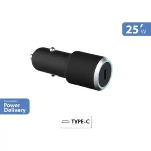 Bigben Connected Force Power - Auto Oplader - USB- C - 25W - Zwart pas cher