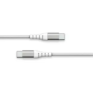 Force Power - Câble Usb  Vers Usb-C Renforcé 1.2m Recyclé Blanc