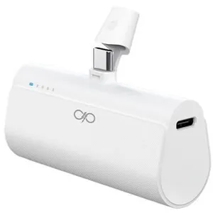 Batterie externe FORCE POWER 5000mAh USB-C avec connecteur blanc pas cher