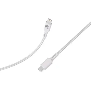 Câble tressé BigBen Connected USB-C vers Lightning 1,2 m BlancVendu parfnac-be