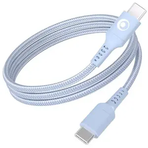Câble tressé BigBen Connected USB-C vers USB-C 1,2 m BleuVendu parfnac-be