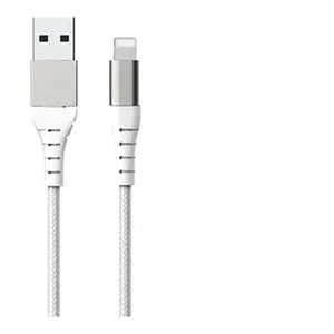 Force Power Lite - Câble Lightning - USB mâle pour Lightning mâle - 3 m - Certifié MFI - blanc - plastique recyclé à 100 % pas cher