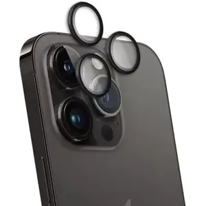 Protège écran FORCE GLASS iPhone 15 Pro / 15 Pro Max x2 noir pas cher