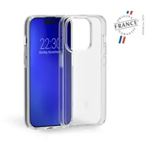 Force Case, Hoes Geschikt voor Apple iPhone 15 Pro Versterkte contouren, Transparant pas cher