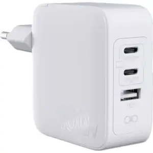 Chargeur FORCE POWER 100W USB-A + 2 USB-C GaN Blanc