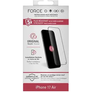 Protection d'écran Forceglass 2,5D Original Transparent pour iPhone Air pas cher