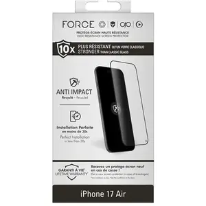 Protection d'écran Forceglass 2,5D Anti-Impact Transparent pour iPhone Air pas cher