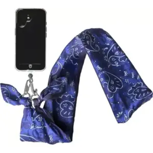 Bandoulière FORCE CASE foulard Bandana bleu pas cher