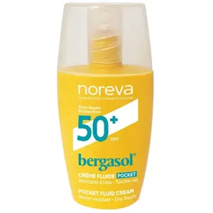 Bergasol Crème fluide invisible SPF50+ Pocket 30ml pas cher