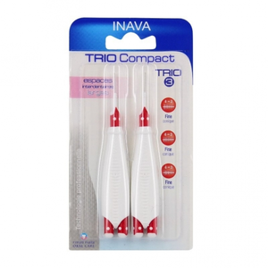 PIERRE FABRE Inava Brossettes Trio Compact Espaces Interdentaires Larges - 2 Brossettes