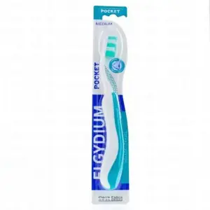 Elgydium Pocket Brosse à Dents de Voyage Medium pas cher