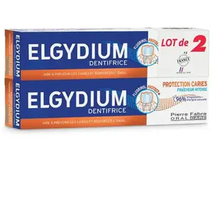 Elgydium Duo Dentifrice Protection Caries - 2x75mlVendu paratida-sante-discount-fr