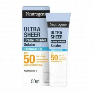 Neutrogena Ultra Sheer Invisible Cream Sunscreen Hydration SPF50 pas cher