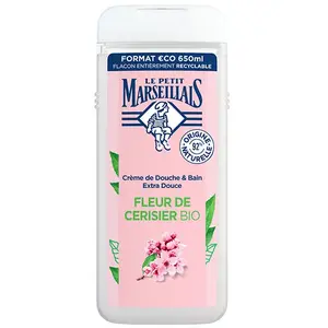 Le Petit Marseillais Crème de Douche Fleur de Cerisier 650ml pas cher