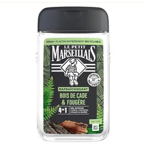 Le Petit Marseillais Gel Douche Homme Bois de Cade & Fougère 250ml pas cher