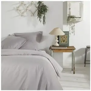 Today Parure De Lit Coton Uni 240x220 Cm pas cher