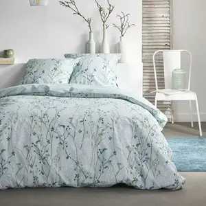 Today Parure De Lit 2 Personnes Imprimé Floral Coton 200x200cm pas cher