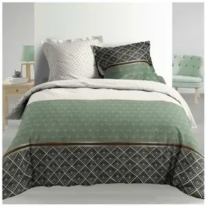 Comparateur de prix : Douceur d'intérieur, Parure 3 Pièces (260 x 240 cm) Belor, Percale de Coton