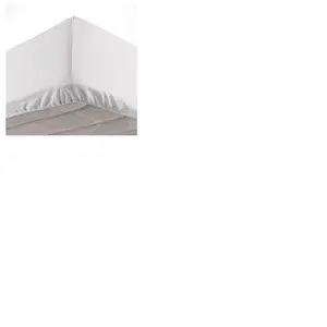 Douceur d'Intérieur Drap housse coton INTIMITY 90x190cm blanc pas cher
