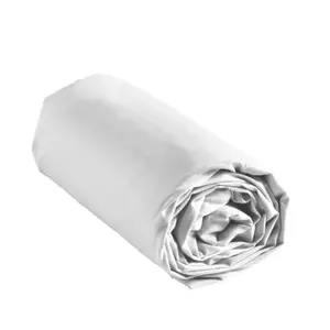 Douceur d'Intérieur Drap housse coton INTIMITY 140x190cm blanc pas cher