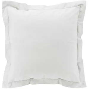 douceur d'intérieur, Taie d'Oreiller à Volant Plat (63 x 63 Cm) Percaline White, 100% Percale de Coton pas cher