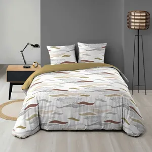 Parure de lit 240x220 cm + 2 taies Microfibre imprimée ZENITH Moti... pas cher