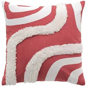 Housse de Coussin Déco Mirade 40x40cm Terracotta pas cher