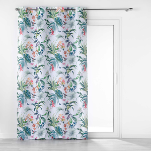 Douceur d'Intérieur Rideau, Polyester, Feerie Blanc, 140 x 260 cm pas cher