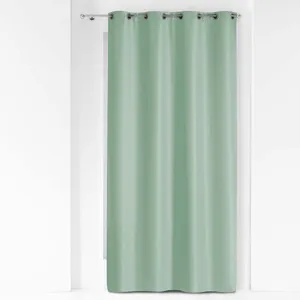 Douceur d'Intérieur Essentiel Rideau, Polyester, Sauge, 140 x 260 cmVendu parcdiscount