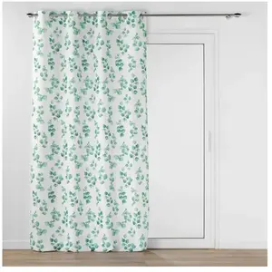 douceur d'intérieur, Rideau à Oeillets (140 x 260 cm) Leandre, Polyester Imprimé pas cher