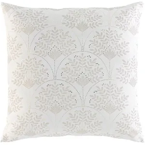 Coussin dehoussable compresse 60 x 60 cm polyester imprime metallise m... pas cher