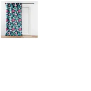 Douceur d'Intérieur Rideau, 100% Polyester, Winteria Bleu, 140 x 260 cm pas cher